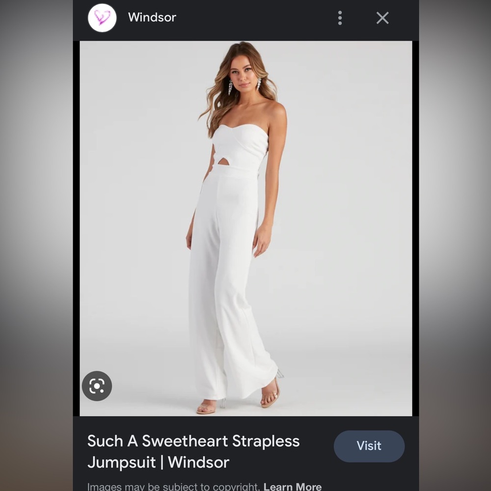 Lulu’s White Jumpsuit